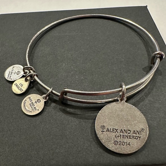 Alex and Ani Friend Charm Expandable Bracelet - Picture 2 of 5